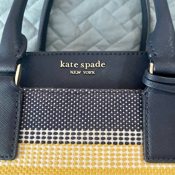 Kate Spade boardwalk stripe satchel - Picture 2 of 11